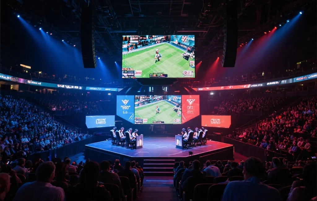 电竞国际赛事现场
